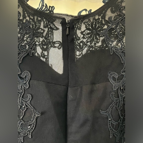 Evening /Wedding Dress with Vail, black - Picture 6 of 12